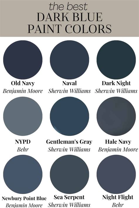 sherwin williams dark navy.